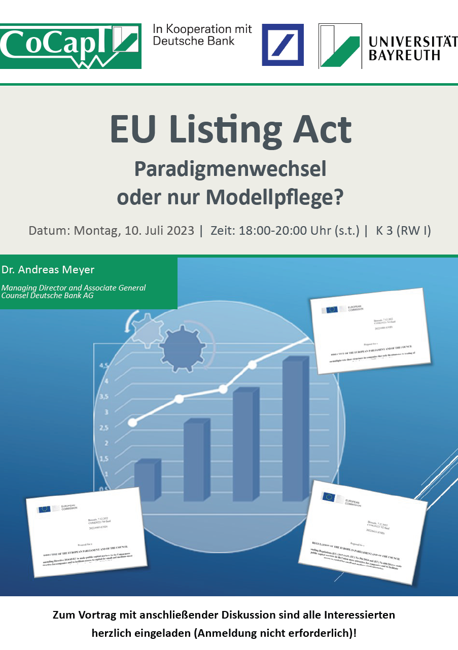 CoCapt in Kooperation mit Deutsche Bank - EU Listing Act